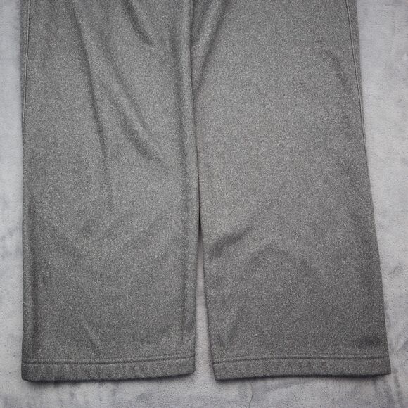 Reebok Pants Mens Gray Elastic Waist Red Drawstring Zip Pocket Sweatpants - Picture 12 of 16